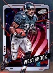 2024 Topps Chrome Cosmic Base Set Brian Westbrook #78 card