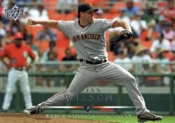 2008 Upper Deck Base Set Brian Wilson #641 card