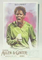 2020 Topps Allen & Ginter Base Set Briana Scurry #166 card