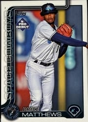 2025 Topps Pro Debut Base Set Brice Matthews #PD-67 card
