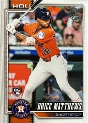 2026 Topps Base Set Brice Matthews #132 card