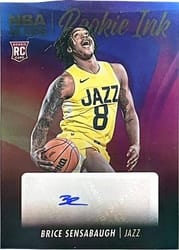 2023-24 Hoops Rookie Ink Brice Sensabaugh #RI-SEN card