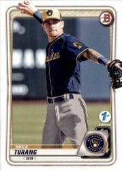 2020 Bowman 1st Edition Base Set Brice Turang #BFE-35 card