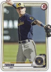 2020 Bowman Prospects Brice Turang #BP-35 card