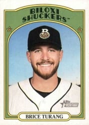 2021 Topps Heritage Minor League Base Set Brice Turang #18 card