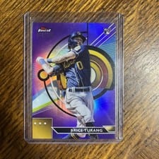 2023 Topps Finest Brice Turang #43 card