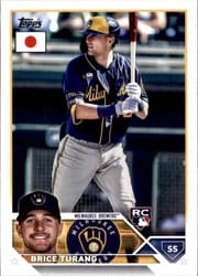 2023 Topps Japan Edition Base Set Brice Turang #131 card