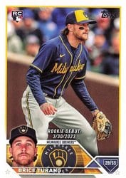 2023 Topps Update Base Set Brice Turang #US101 card