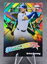2025 Topps Chrome Logofractor Edition Future Stars Brice Turang #FS-17 card