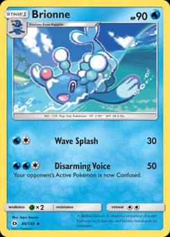 Sun & Moon Brionne #40 card