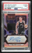 2024 Panini Select WNBA Autographed Memorabilia Brittney Griner #AM-BG card
