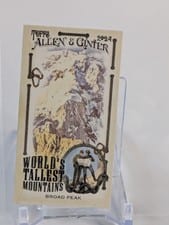 2024 Topps Allen & Ginter World’s Tallest Mountains Broad Peak #WTM-12 card