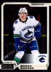 2018-19 O-Pee-Chee Platinum Base Set Brock Boeser #29 card