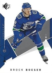 2018-19 SP Base Set Brock Boeser #3 card