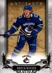 2018-19 Upper Deck Artifacts Base Set Brock Boeser #110 card