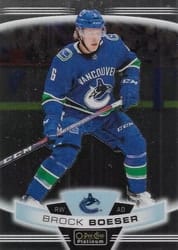 2019-20 O-Pee-Chee Platinum Base Set Brock Boeser #4 card