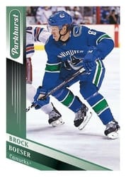 2019-20 Parkhurst Base Set Brock Boeser #12 card