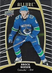 2019-20 Upper Deck Allure Base Set Brock Boeser #43 card