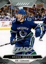 2019-20 Upper Deck MVP Base Set Brock Boeser #65 card