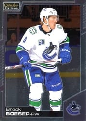 2020-21 O-Pee-Chee Platinum Base Set Brock Boeser #126 card