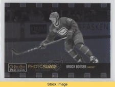 2020-21 O-Pee-Chee Platinum Photo Driven Brock Boeser #PD-16 card