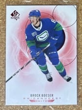 2020 SP Authentic Brock Boeser #16 card