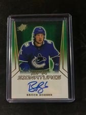 2021-22 SPx SPx Signatures Brock Boeser #SPX-BO card