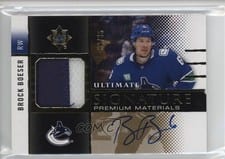 2024-25 Upper Deck Ultimate Collection Ultimate Material Signatures Brock Boeser #USM-BB card