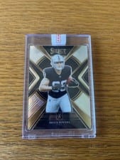 2023 Panini Select 2024 XRC Prizm Brock Bowers #516 card