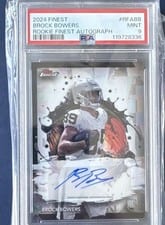 2024 Finest Rookie Finest Autographs Brock Bowers #RFA-BB card