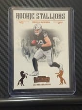 2024 Panini Contenders Rookie Stallions Brock Bowers #8 card