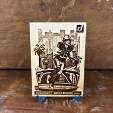 2024 Panini Donruss Downtown Brock Bowers #17 card