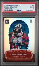 2024 Panini Donruss Optic Uptowns Brock Bowers #8 card