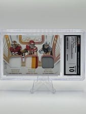 2024 Panini Flawless Rookie Patches Brock Bowers #10 card