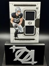 Brock Bowers 2024 Panini National Treasures Treasured Rookies card