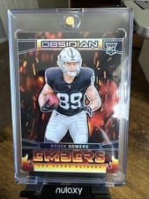 2024 Panini Obsidian Embers Brock Bowers #18 card