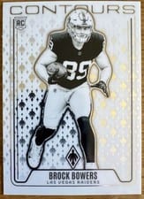 2024 Panini Phoenix Contours Brock Bowers #CON-BBS card
