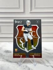 2024 Panini Select Certified Rookie Brock Bowers #7 card