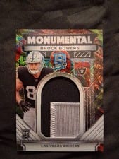 2024 Panini Spectra Monumental Memorabilia Brock Bowers #MM-BBS card