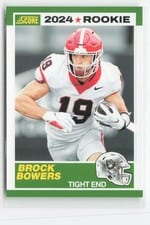 2024 Score 35th Anniversary Rookies Brock Bowers #10 card
