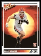 2024 Score Hot Rookies Brock Bowers #10 card