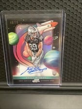 2024 Topps Chrome Cosmic First Flight Signatures Brock Bowers #FFS-BB card