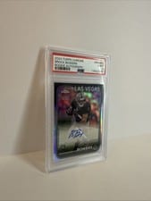 2024 Topps Chrome Rookie Autographs Brock Bowers #RA-BBO card