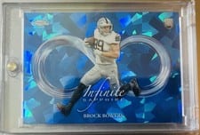 2024 Topps Chrome Sapphire Edition Infinite Sapphire Brock Bowers #IS-5 card