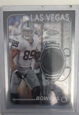 2024 Topps Chrome Topps Chrome Rookie Relics Brock Bowers #CRR-BB card