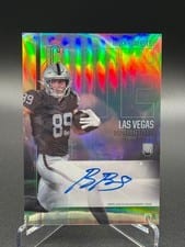 2024 Topps Signature Class Rookie Class Chrome Autographs Brock Bowers #RCV-BB card