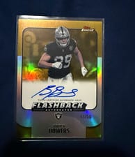2025 Finest Flashback Autographs Brock Bowers #FBA-BB card