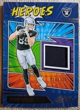 2025 Panini Absolute Absolute Heroes Memorabilia Brock Bowers #AHM-BBS card