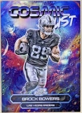 2025 Topps Cosmic Chrome Cosmic Dust Brock Bowers #CD-18 card