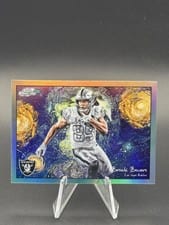 2025 Topps Cosmic Chrome Stars in the Night Brock Bowers #STN-21 card